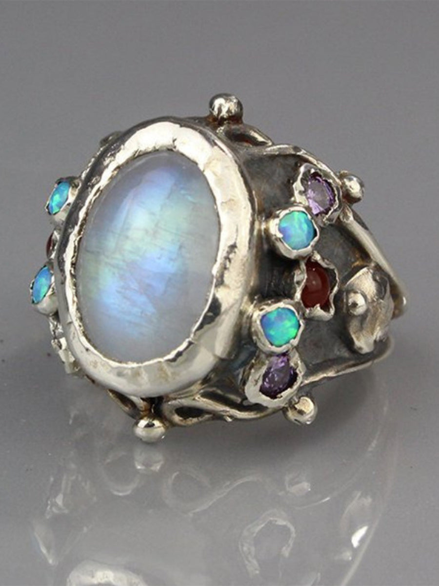 Vintage Opal Adjustable Ring｜Awaytr®