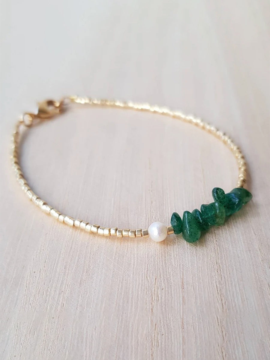 Green Natural Stone Bracelet｜Awaytr®