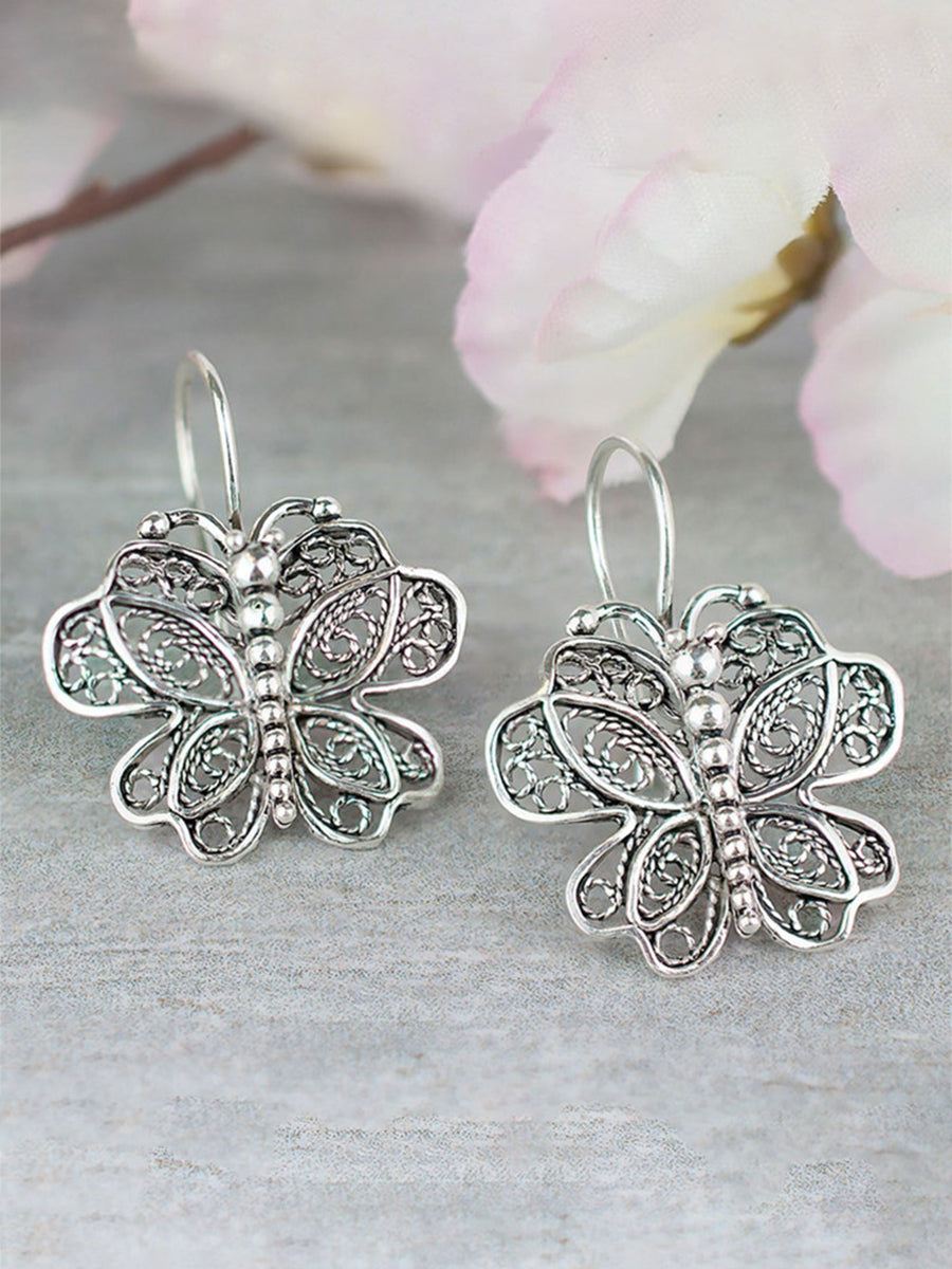 Vintage Butterfly Cutout Earrings｜Awaytr®