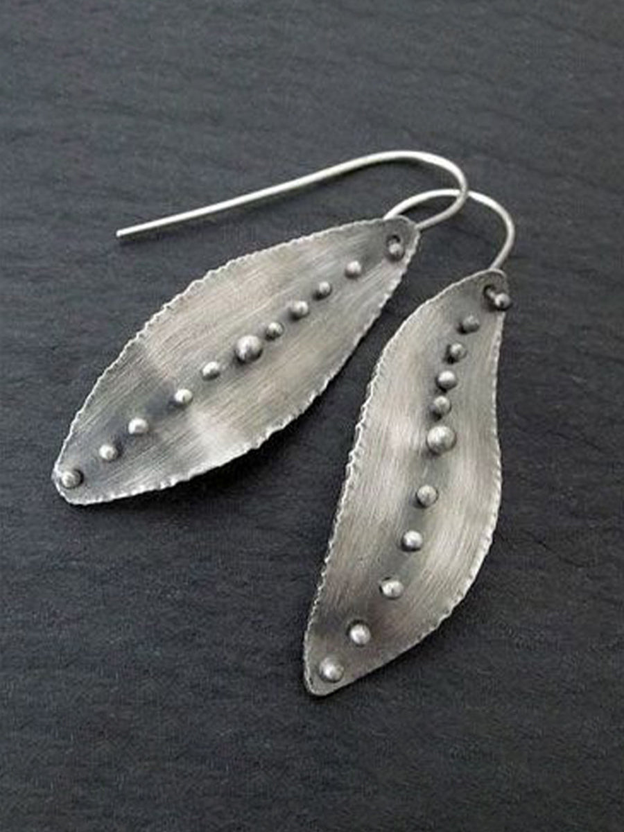 Retro Simple Leaf Earrings｜Awaytr®