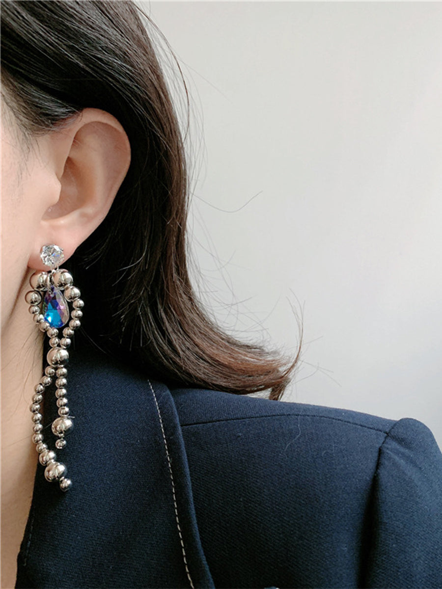 Metal Ball Beaded Earrings｜Awaytr®