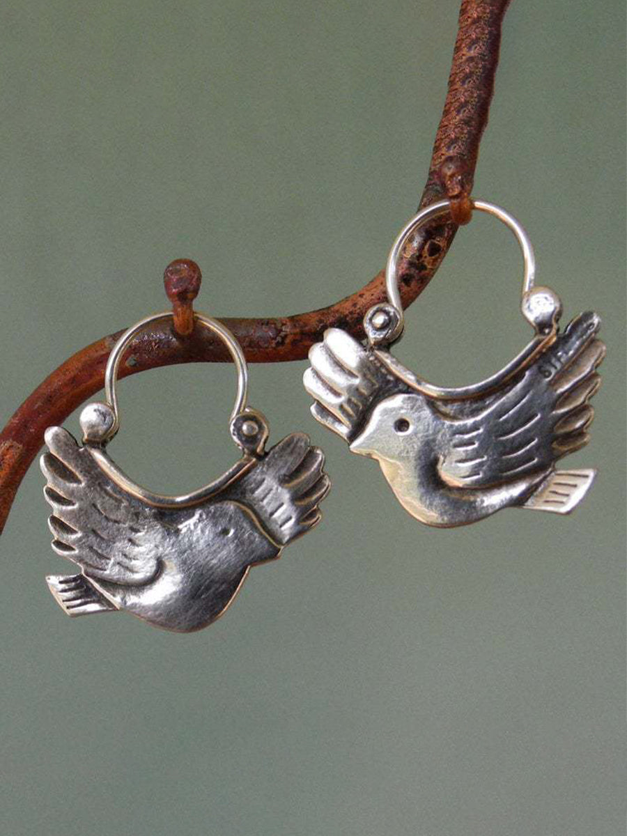 Vintage Bird Homing Pigeon Earrings｜Awaytr®