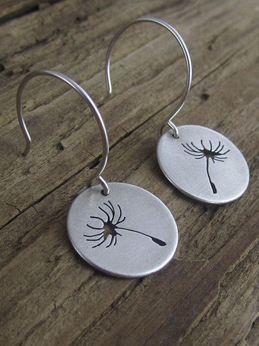 Retro Simple Hollow Dandelion Earrings｜Awaytr®