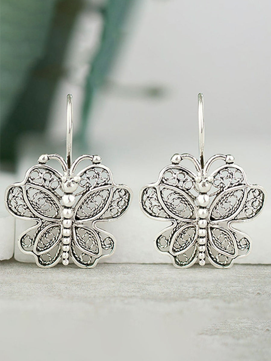 Vintage Butterfly Cutout Earrings｜Awaytr®