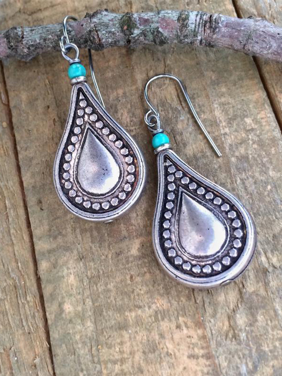 Vintage Drop-shaped Beaded Earrings｜Awaytr®