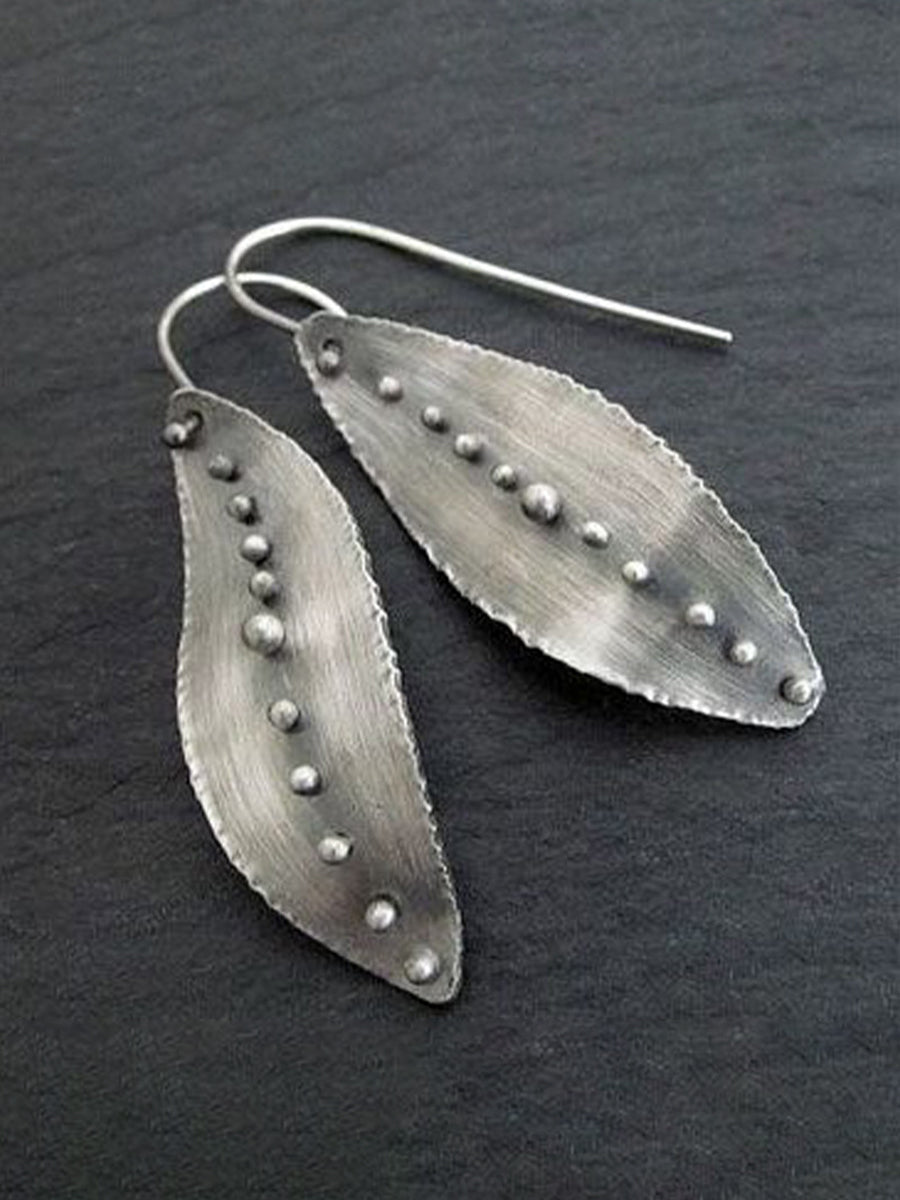 Retro Simple Leaf Earrings｜Awaytr®