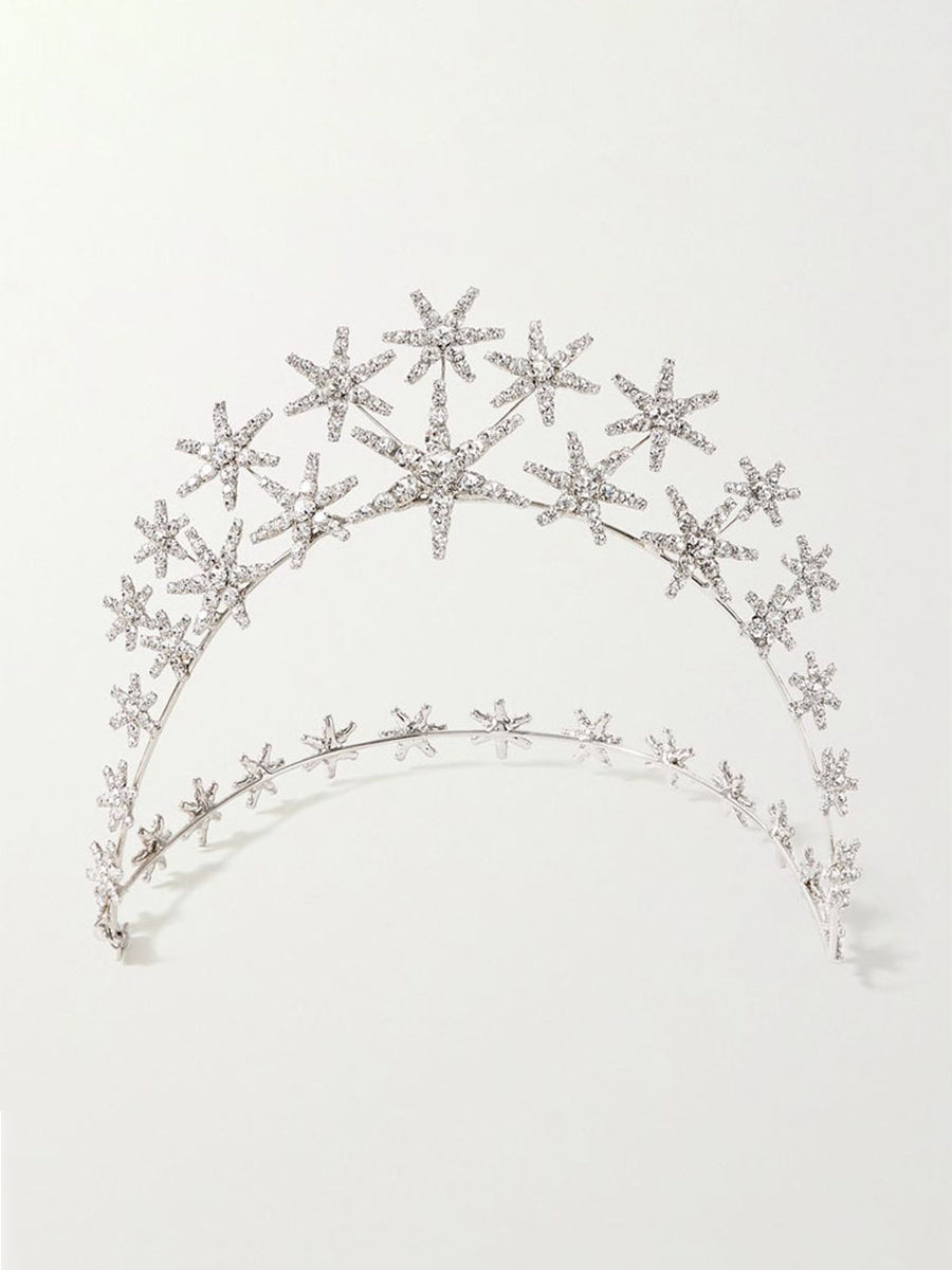 Multi-layer Diamond-studded Star Headband｜Awaytr®