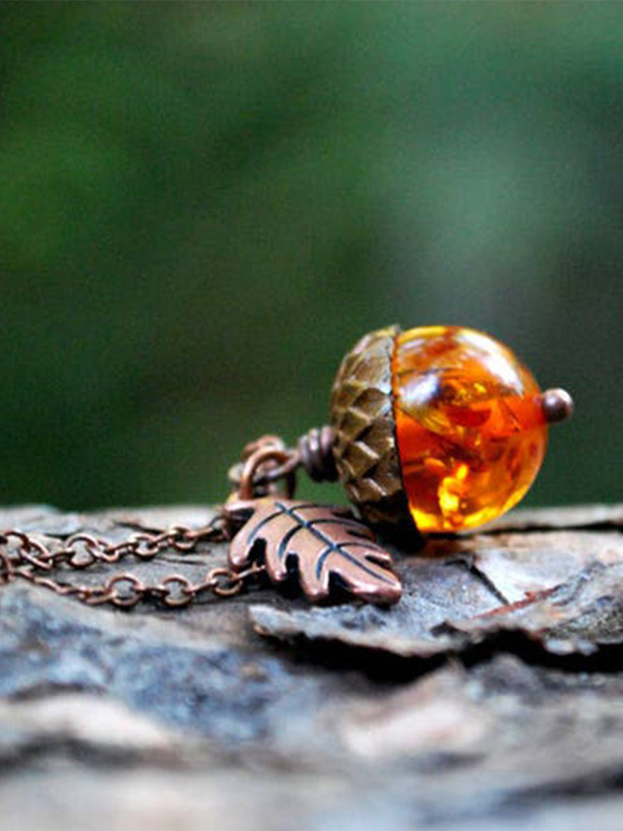 Vintage Pine Cone Necklace｜Awaytr®