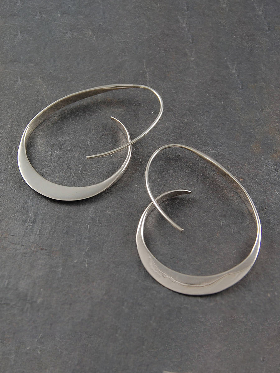 Geometric Irregular Flat Line Earrings｜Awaytr®