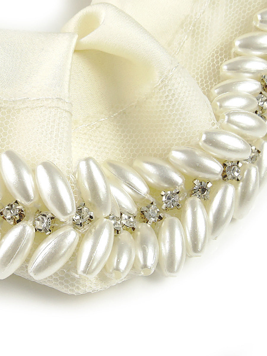 Vintage White Pearl Scrunchies｜Awaytr®