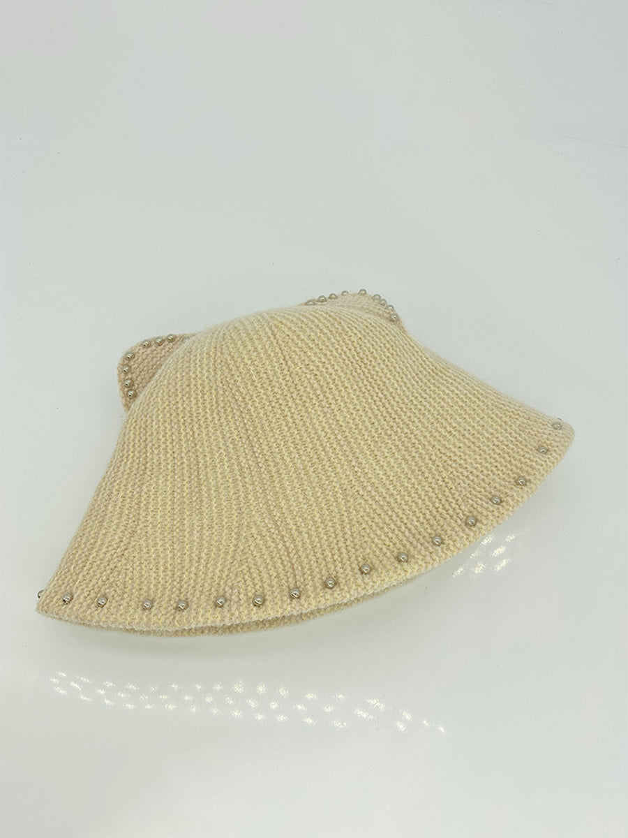 Cute Knitted Fisherman Hat With Cat Ears｜Awaytr®