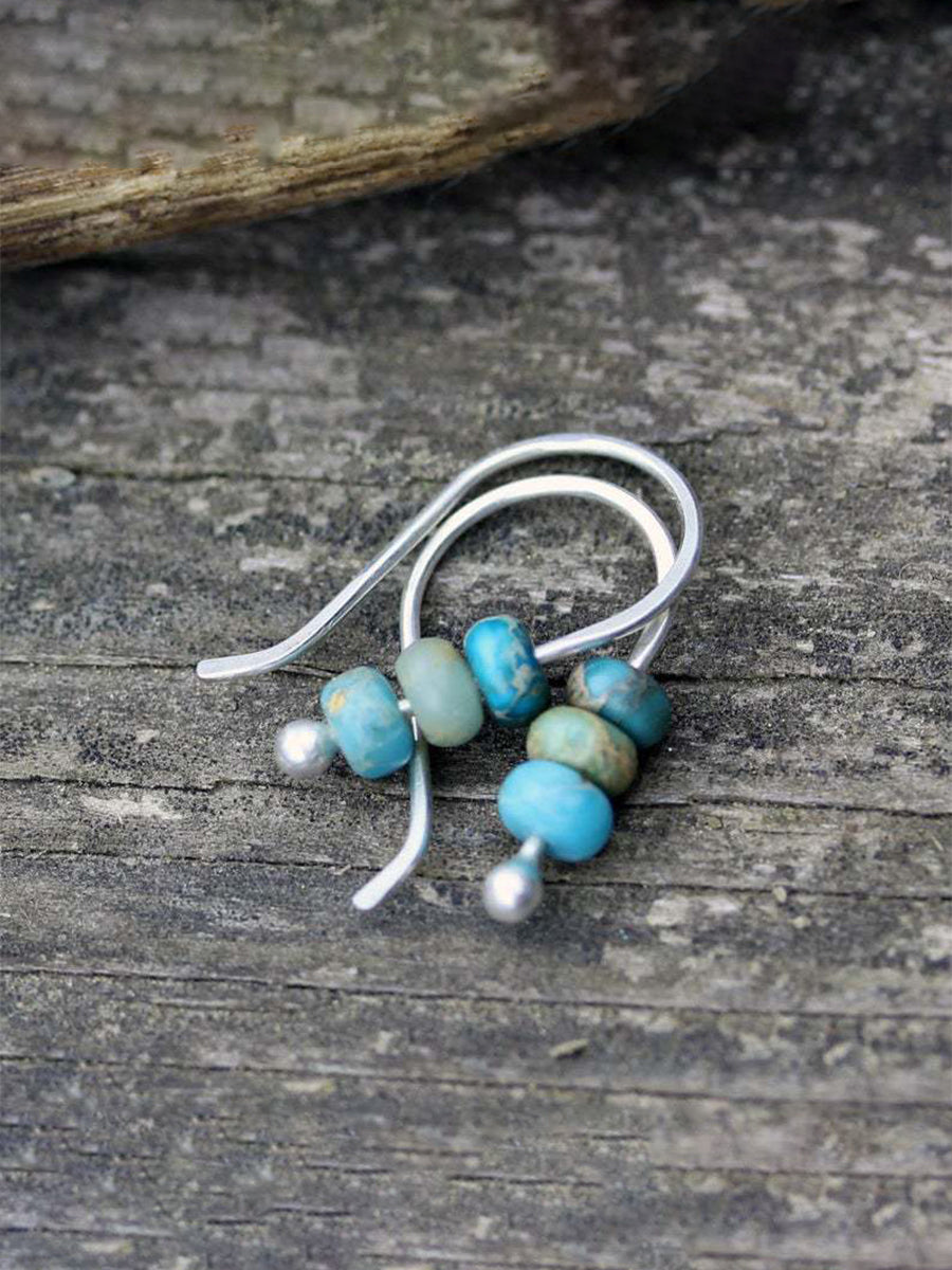 Vintage Beaded Turquoise Earrings｜Awaytr®