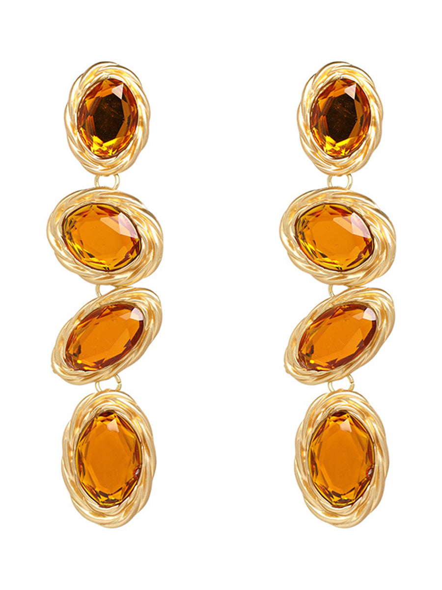 Simple Colorful Zircon Earrings｜Awaytr®