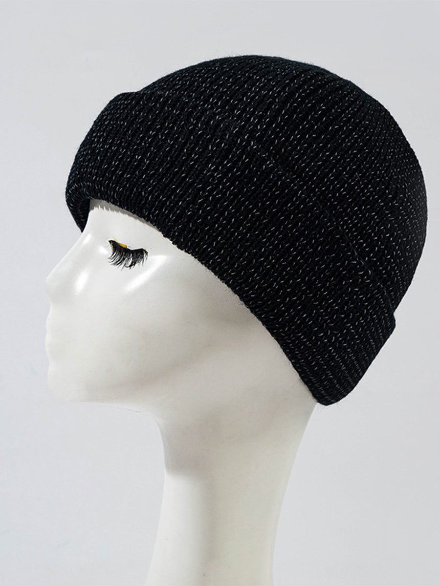 Black Night Reflective Knitted Hat｜Awaytr®