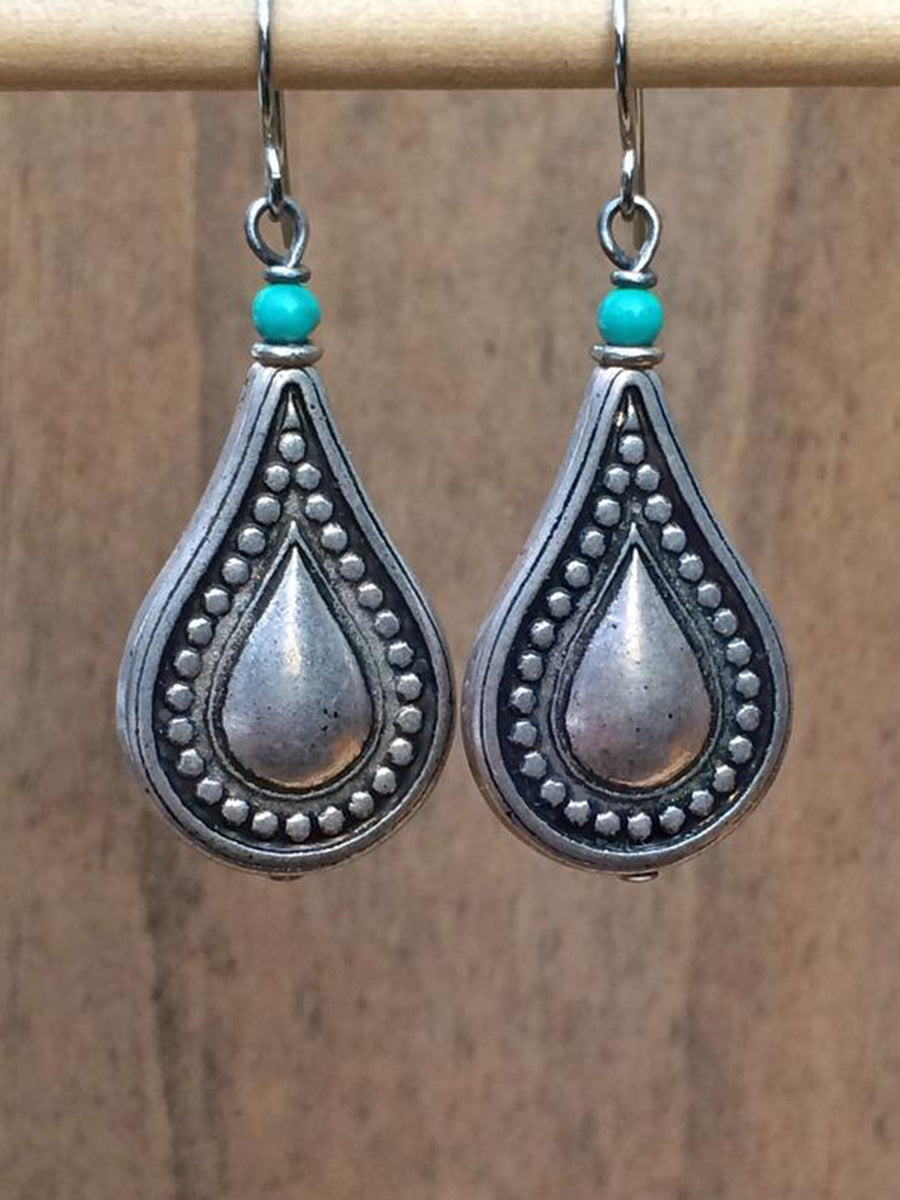 Vintage Drop-shaped Beaded Earrings｜Awaytr®