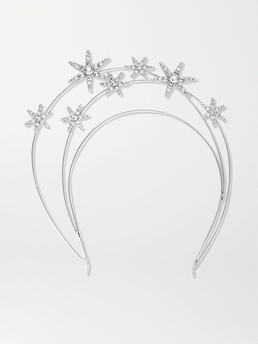 Multi-layer Diamond-studded Star Headband｜Awaytr®