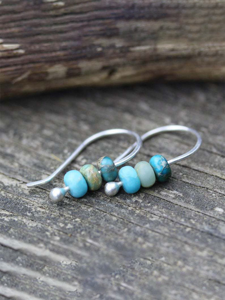 Vintage Beaded Turquoise Earrings｜Awaytr®