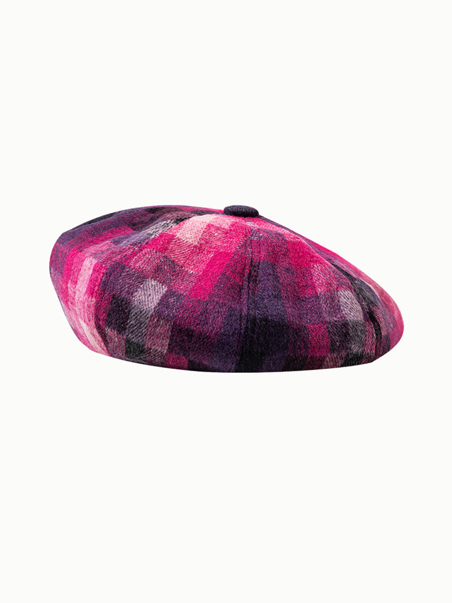 Retro Plaid Casual Beret Hat｜Awaytr®