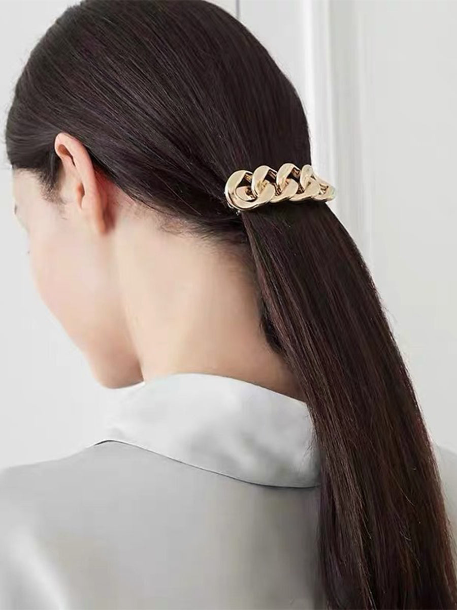 Golden Tank Chain Metal Hairpin｜Awaytr®