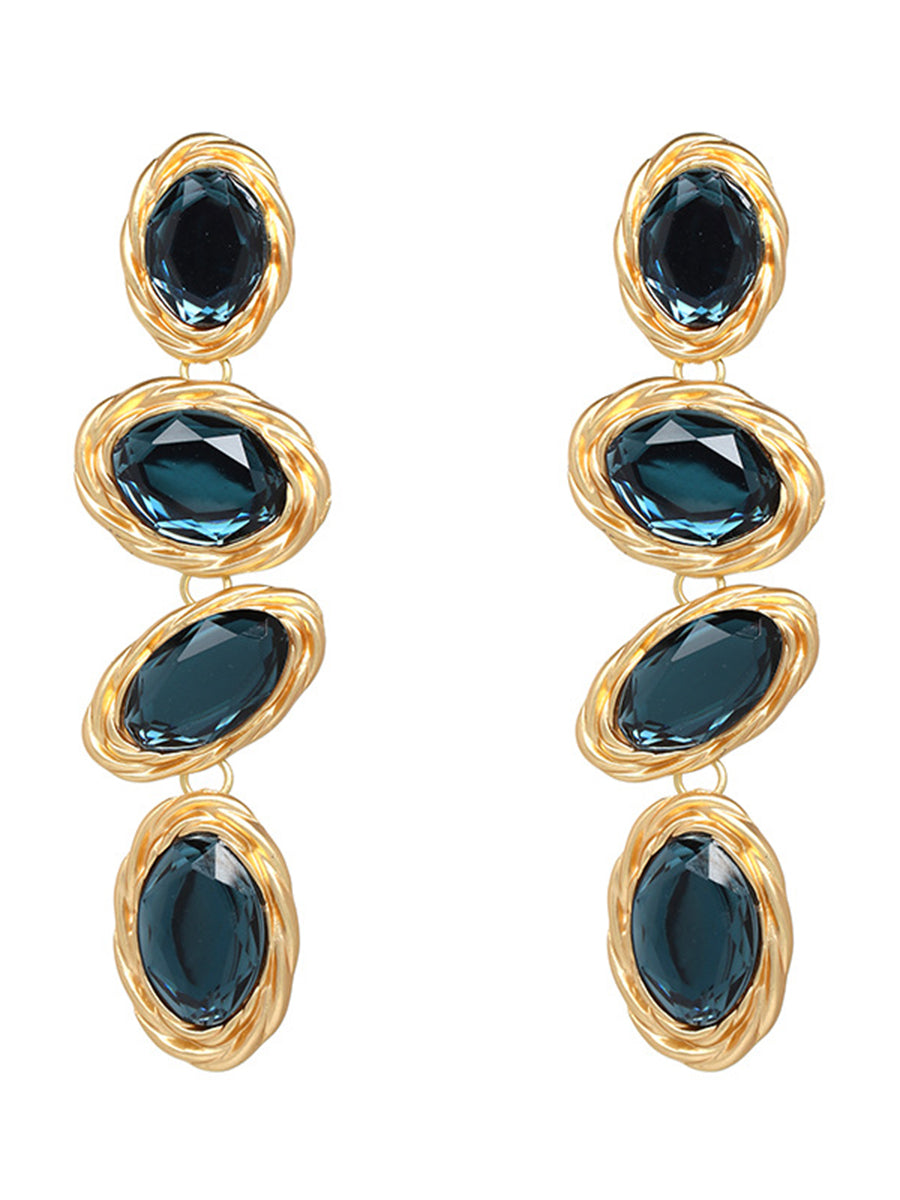 Simple Colorful Zircon Earrings｜Awaytr®