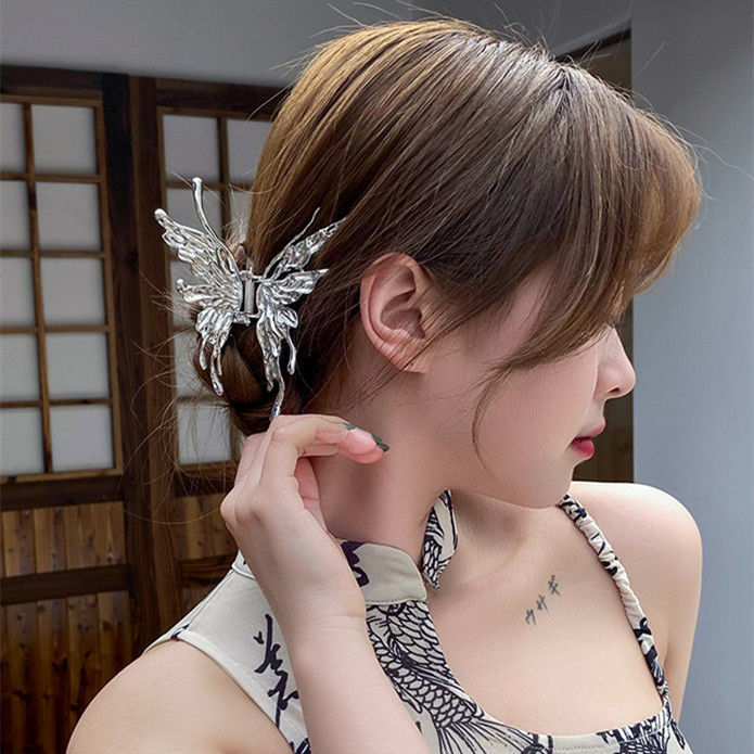 【Awaytr】CB1260 6.5cm  butterfly hair clip