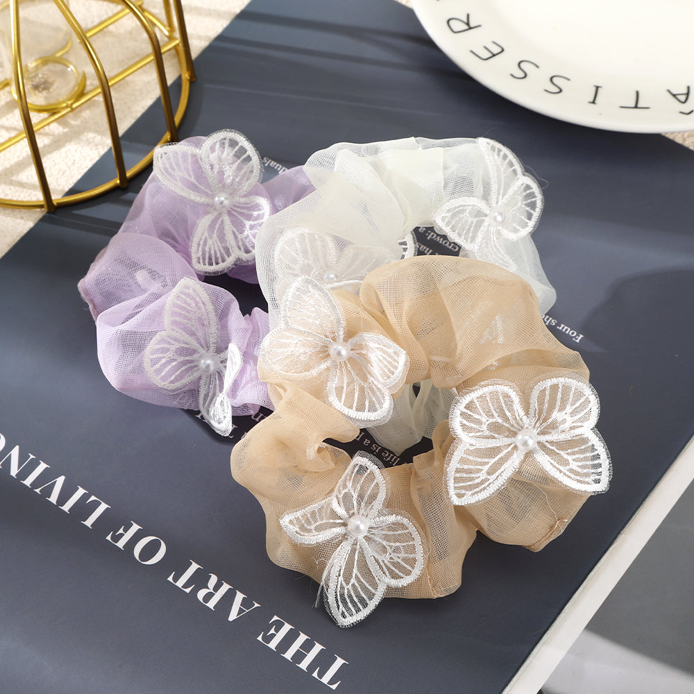 【Awaytr】CB1278 Butterfly mesh hair scrunches