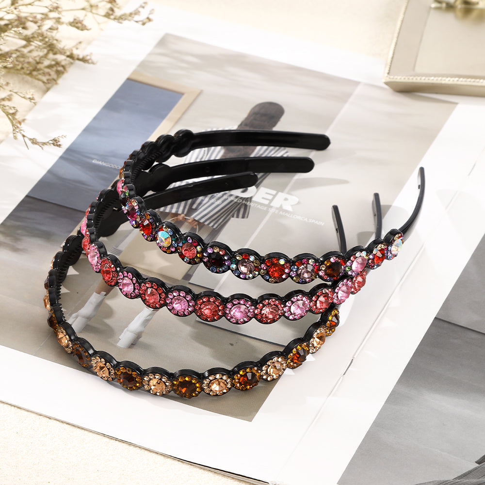 【Awaytr】CB1322 Rhinestone toothed headband