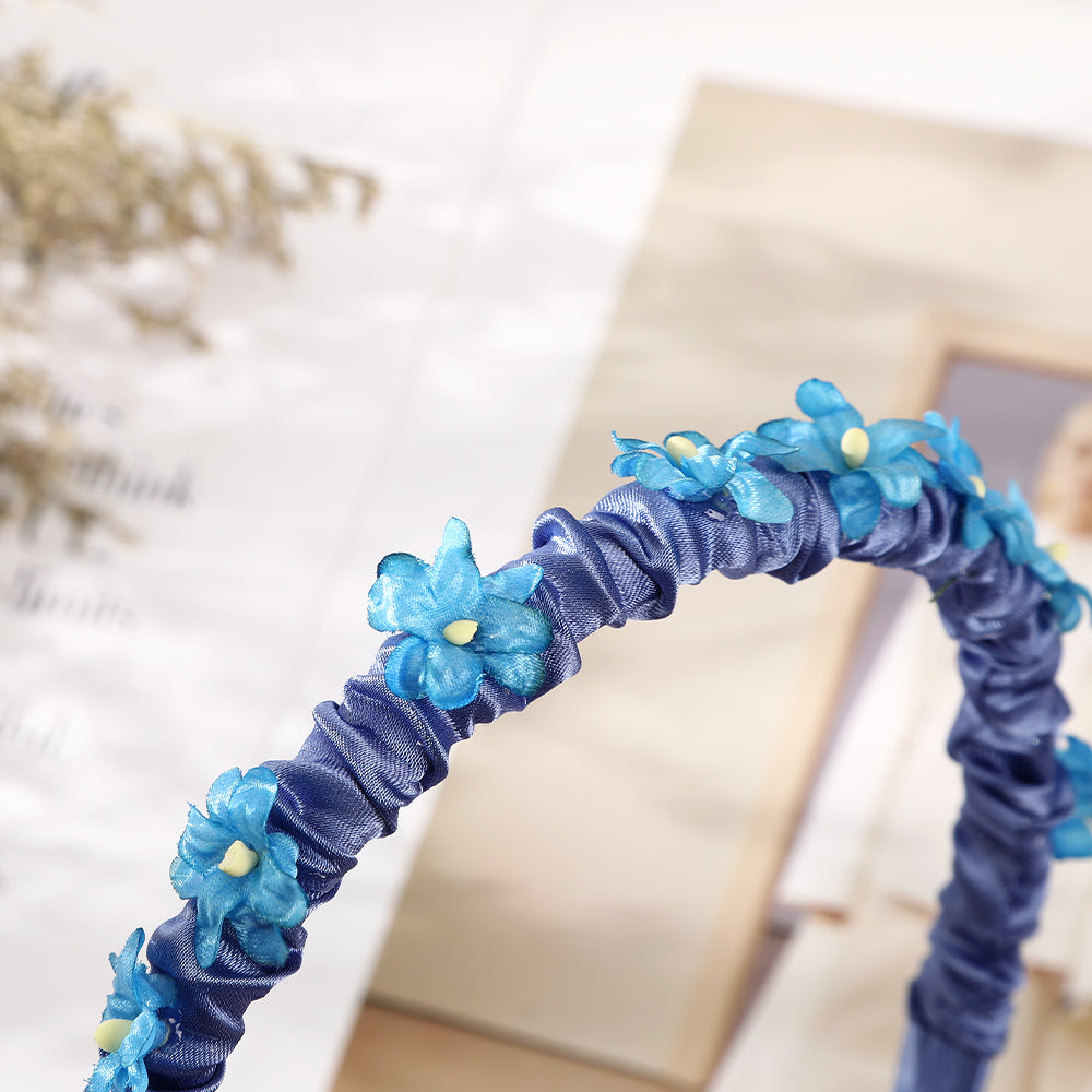 【Awaytr】 CB1359 pleated flower headband