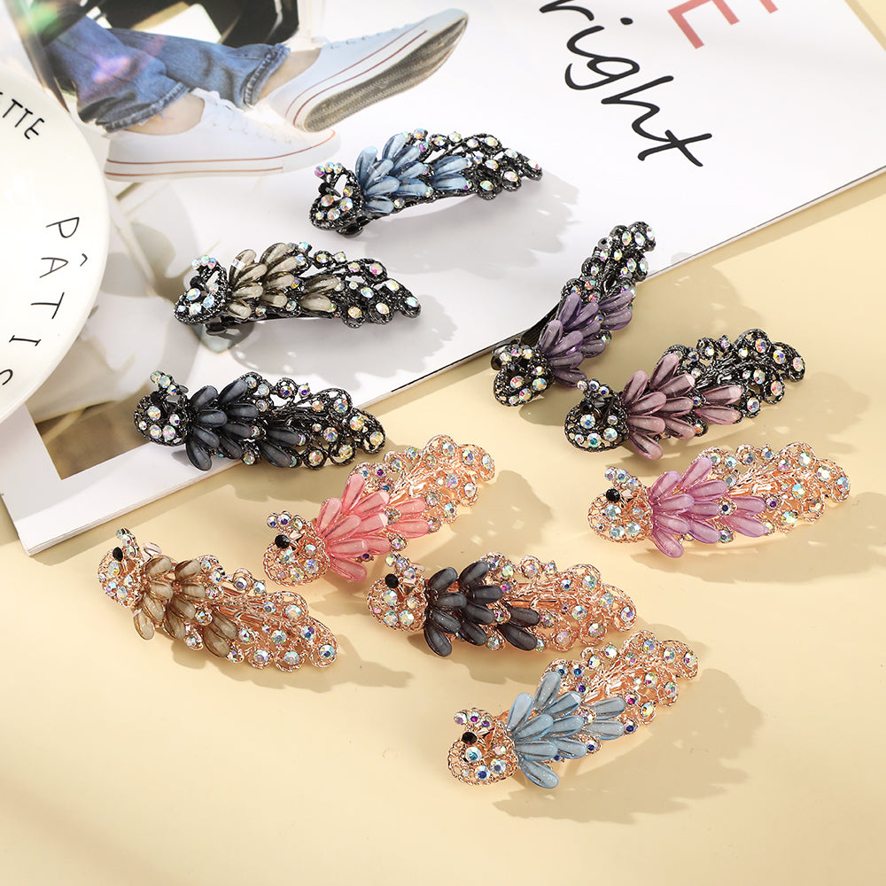 【Awaytr】CB1361 7cm Crystal Rhinestone Hair Clip