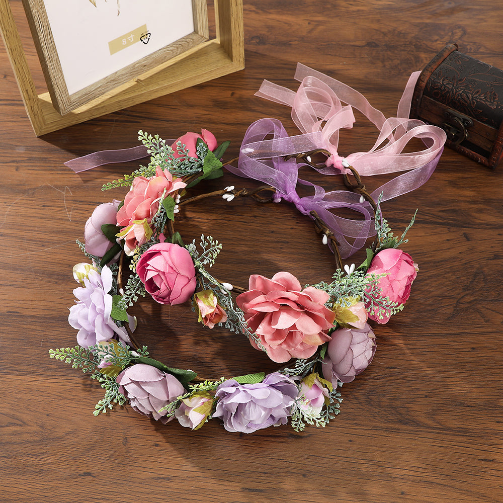 【Awaytr】CB1377 Simulation rose hairband