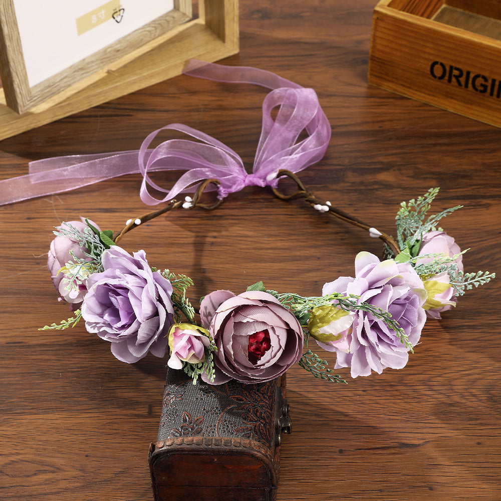 【Awaytr】CB1377 Simulation rose hairband