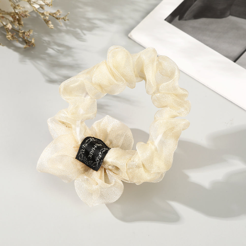 【Awaytr】CD1649-A  Mesh Pearl Flower Hairband