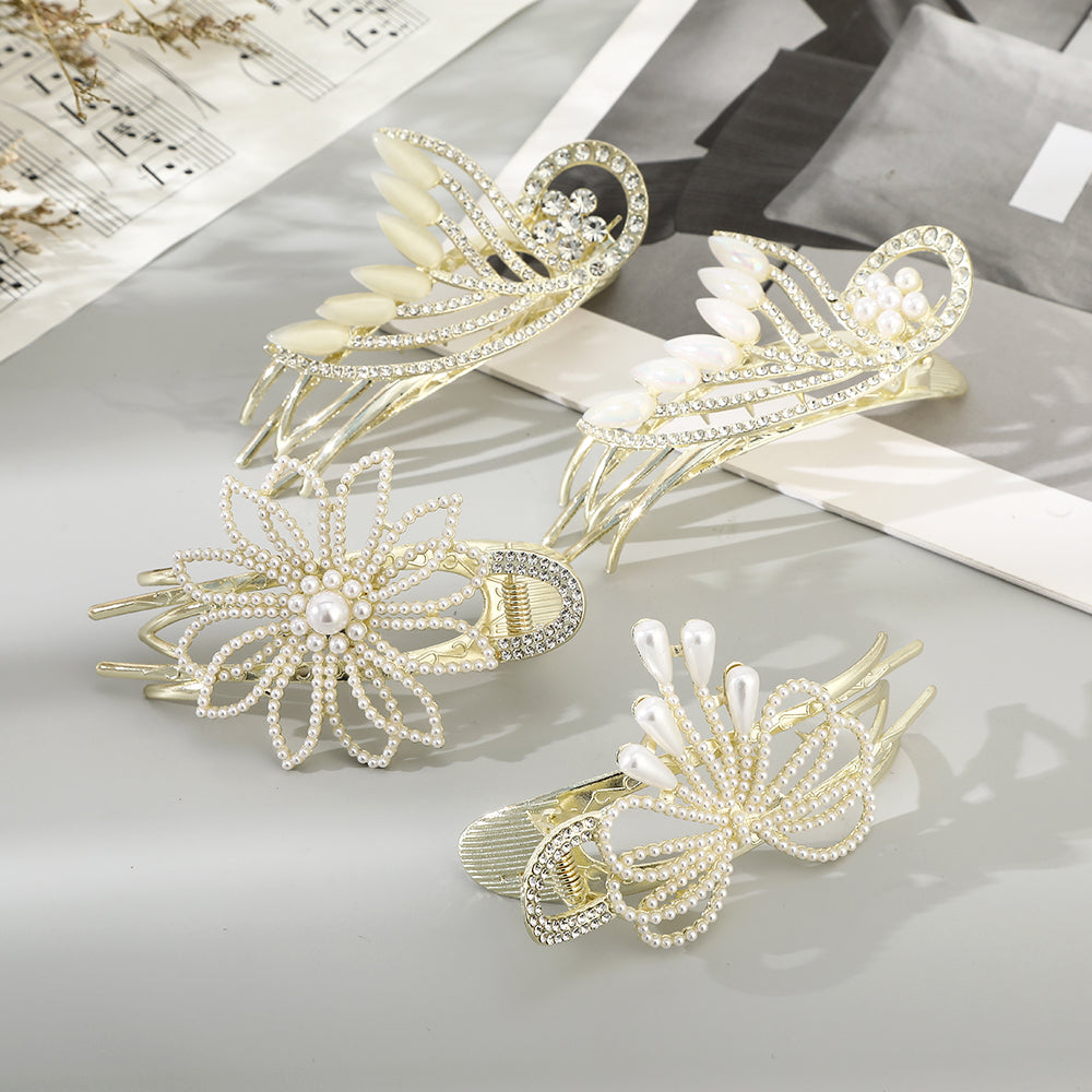 【Awaytr】CD1643 9cm Rhinestone hair clip