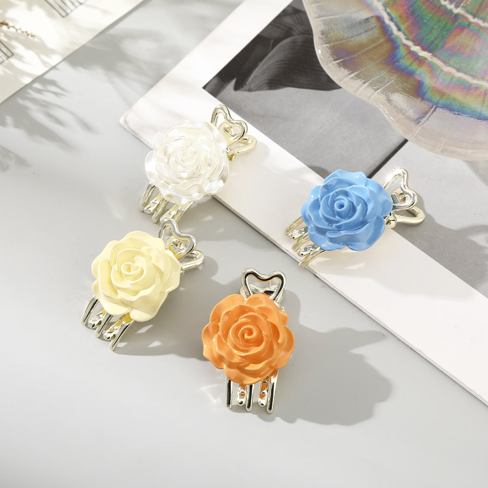 【Awaytr】CD1641 rose alloy hair clip