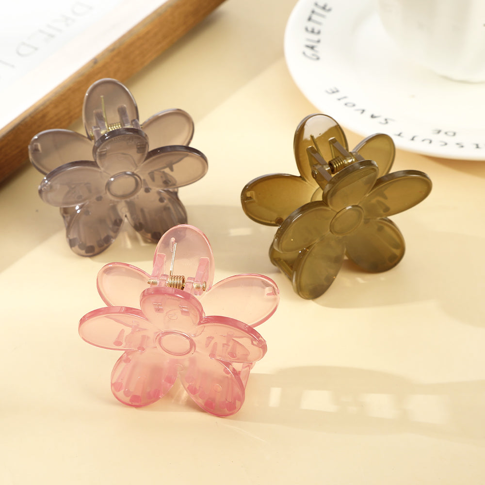 【Awaytr】 CB1404 6cm flower hair claw clip