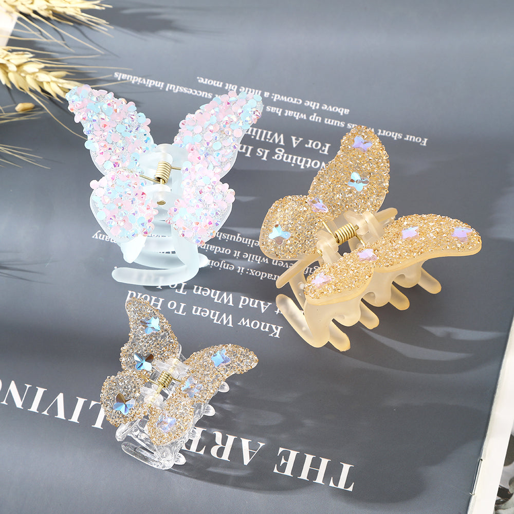 【Awaytr】CB1418  Butterfly Hair Claw Clip