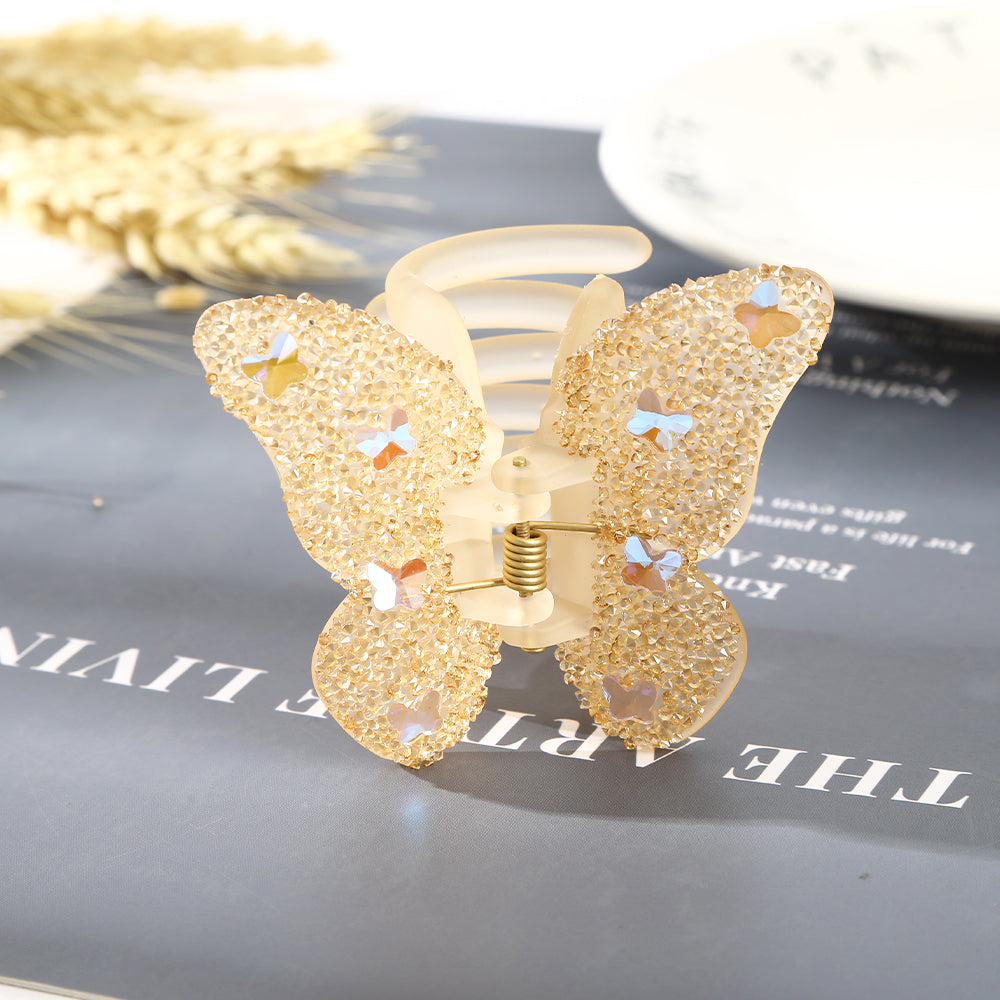 【Awaytr】CB1418  Butterfly Hair Claw Clip