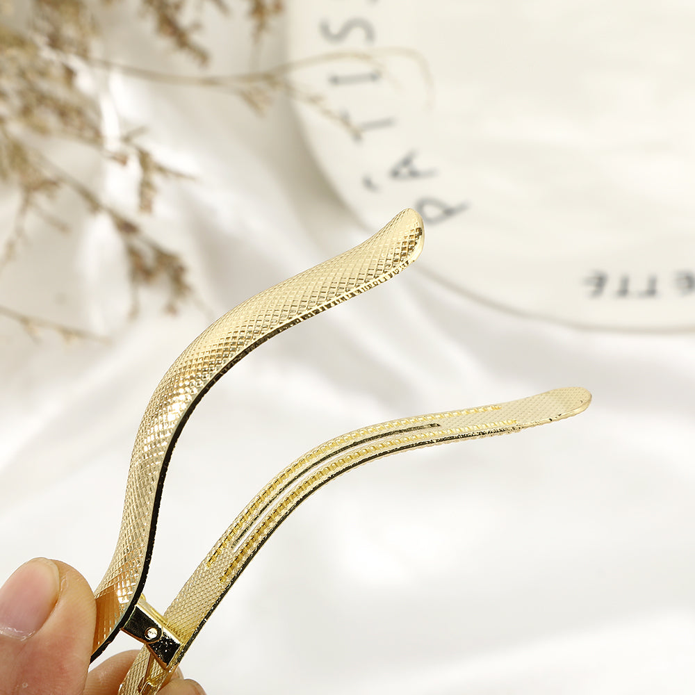 【Awaytr】CB1258 9cm Snake Pattern Alloy Hair Clip