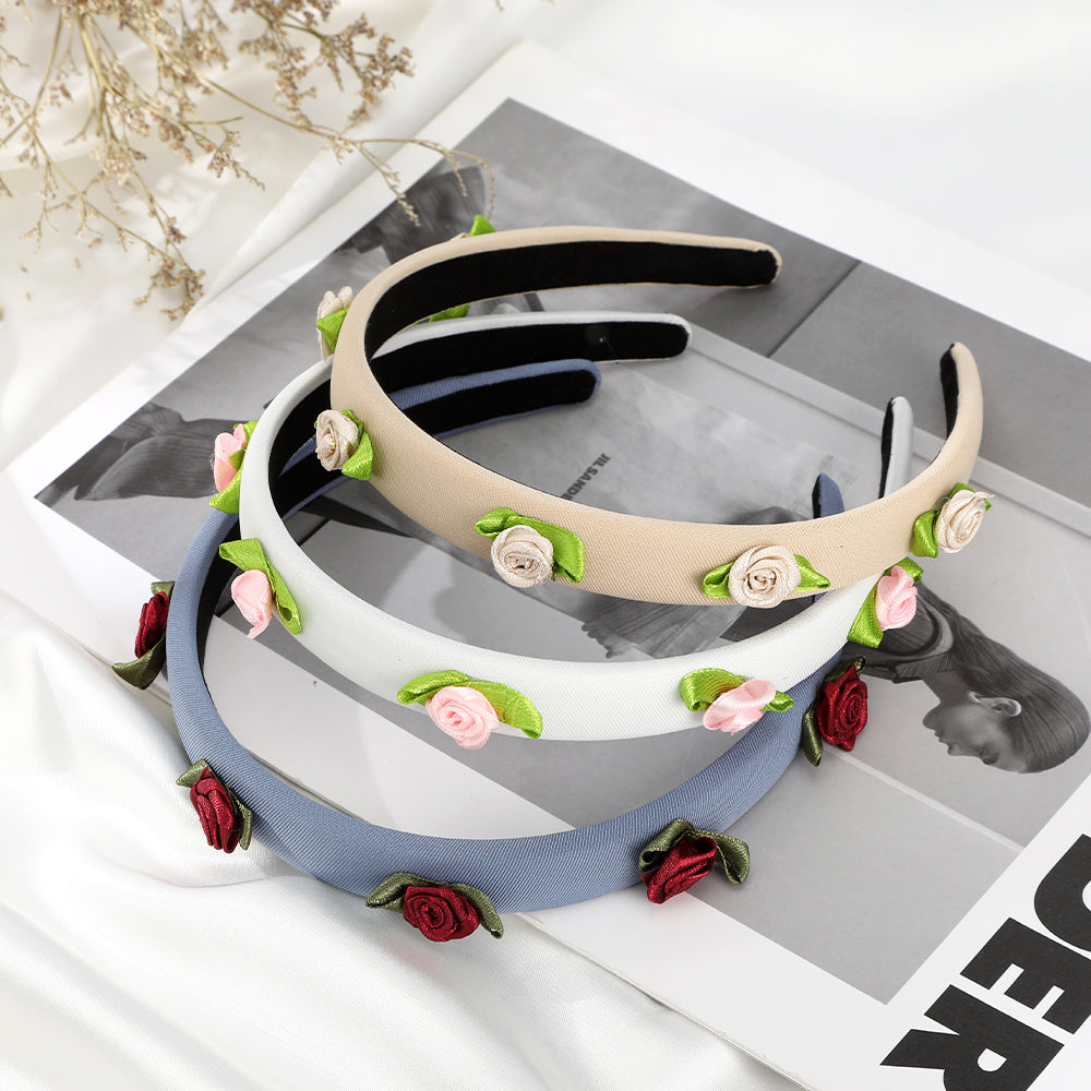 【Awaytr】CB1267 fabric rose headband