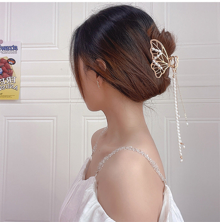 【Awaytr】 CD1621 tassel hair claw clip