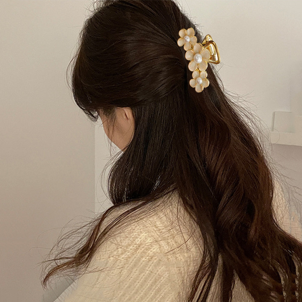 【Awaytr】CD1636 flower hair claw clip