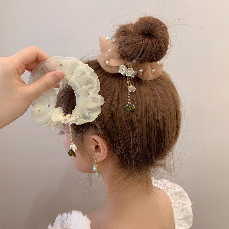 【Awaytr】CB1344 Tassel lily of the valley large intestine hair scrunches