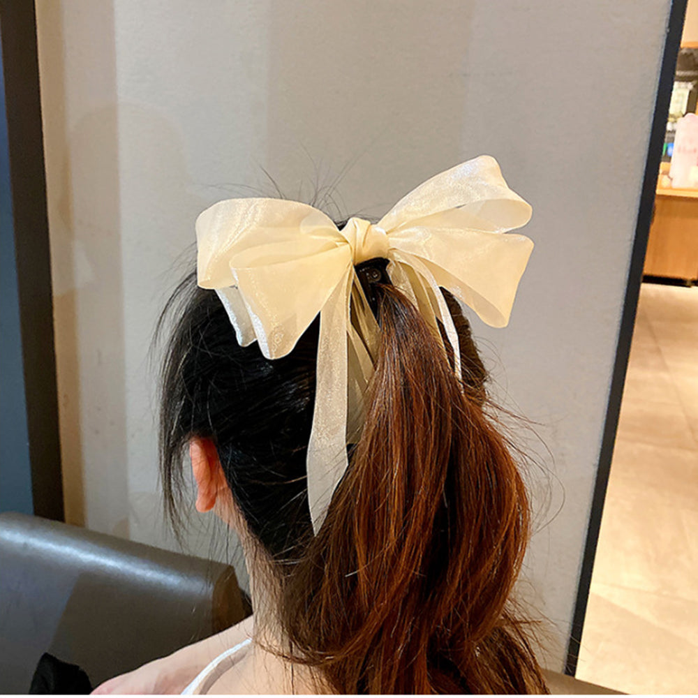 【Awaytr】CD1652 Bow tie banana hair clip