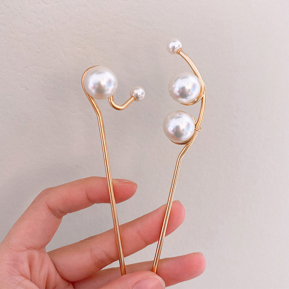 【Awaytr】 CD1630 pearl hairpin