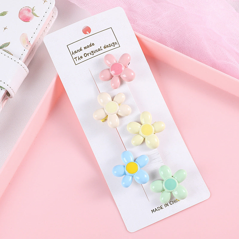 【Awaytr】CD1629 Macaron Flower Hair Clip