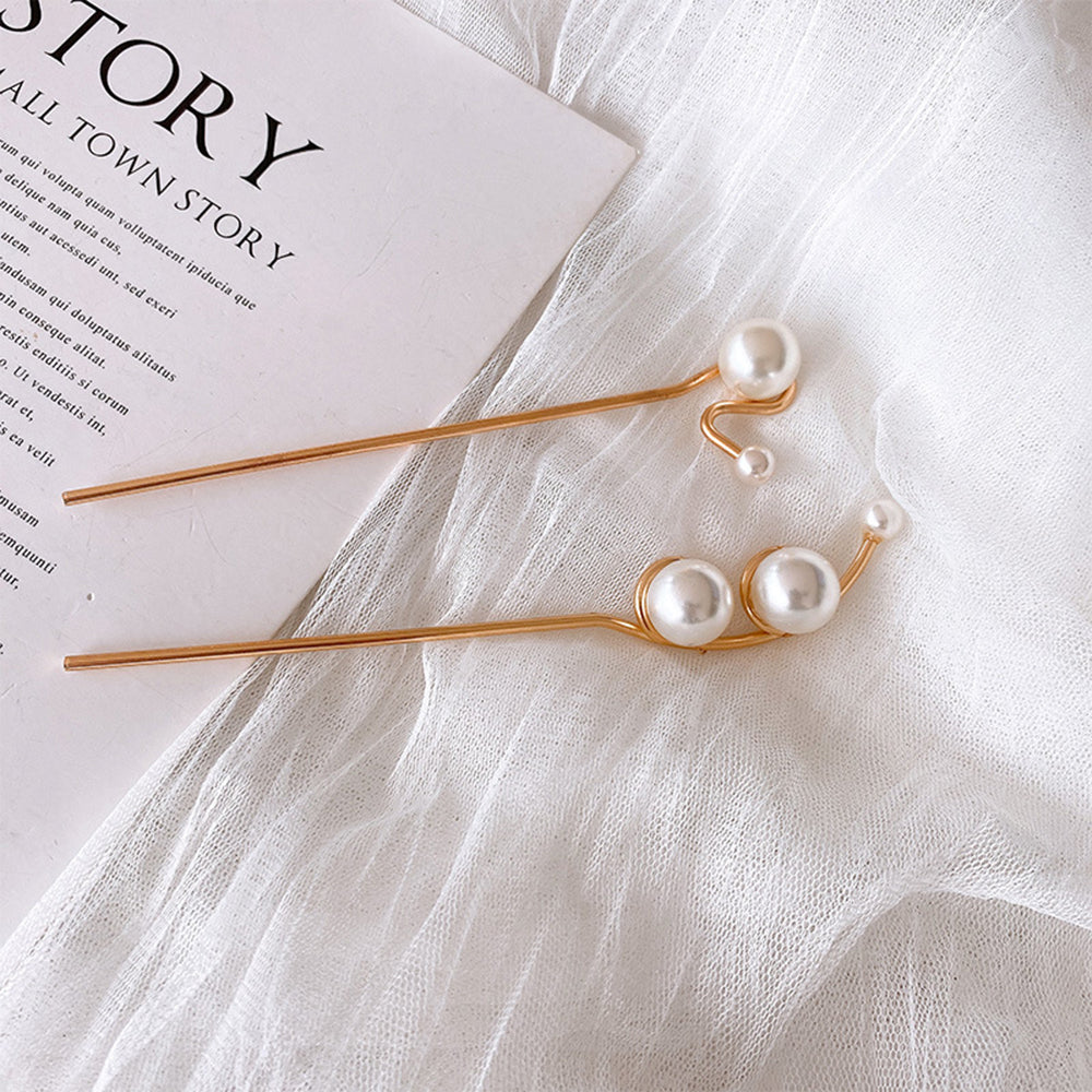 【Awaytr】 CD1630 pearl hairpin