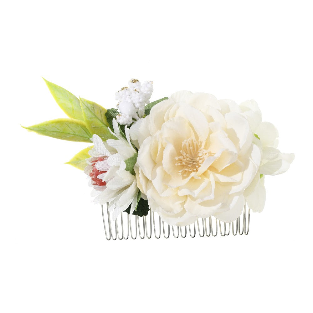 【Awaytr】CB0759 artificial flower hair comb