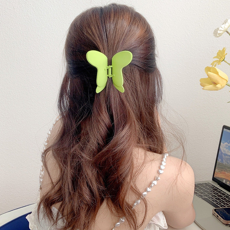 【Awaytr】CD1622 7.5cm Butterfly Hair Claw Clip