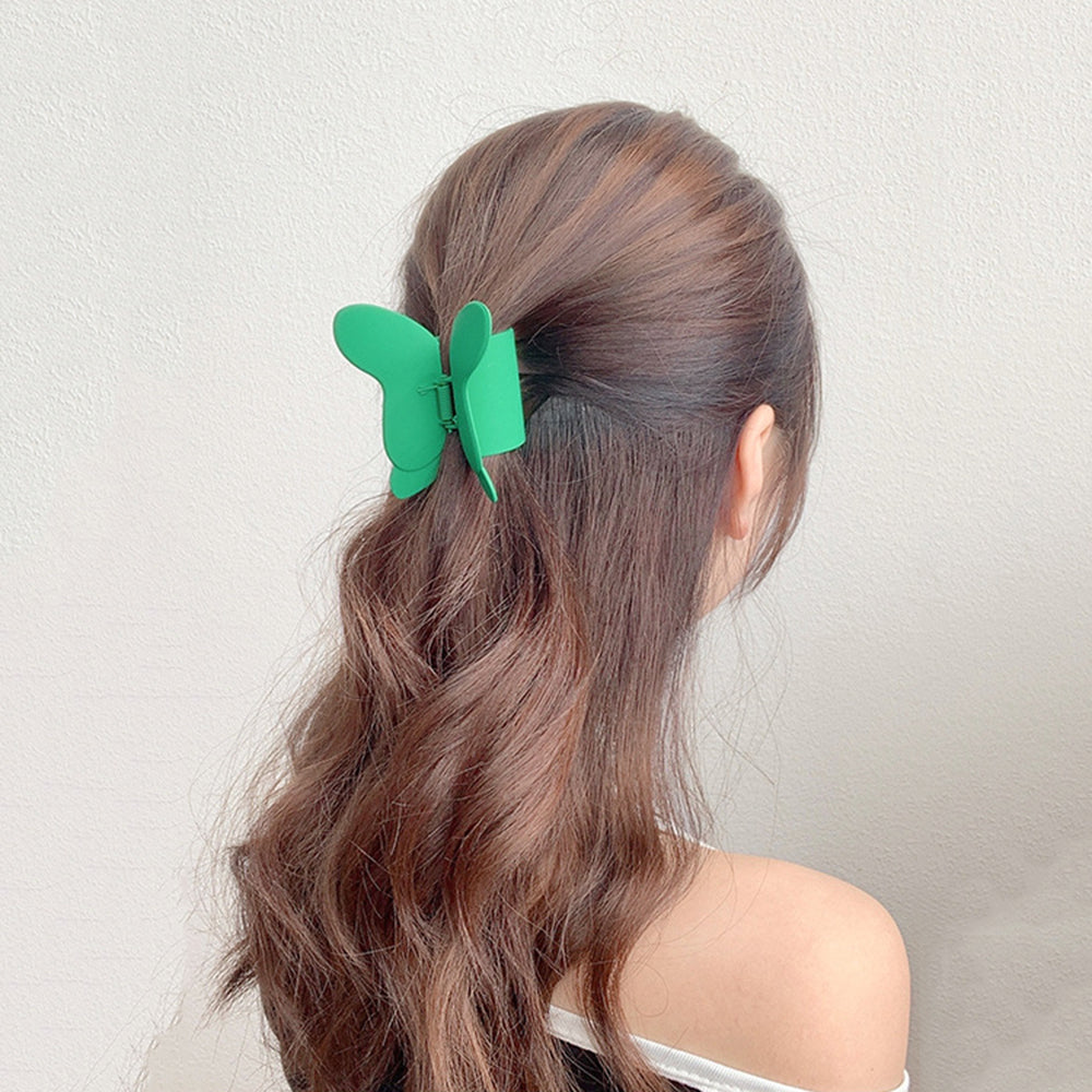 【Awaytr】CD1622 7.5cm Butterfly Hair Claw Clip