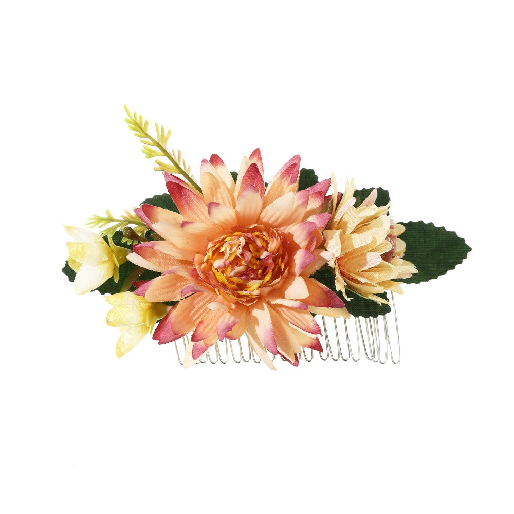 【Awaytr】CB0759 artificial flower hair comb